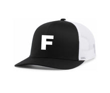 Load image into Gallery viewer, Black/White/Black Freedom Snapback
