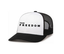 Load image into Gallery viewer, White/Black/Black Freedom Snapback
