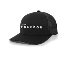 Load image into Gallery viewer, Black Freedom Snapback
