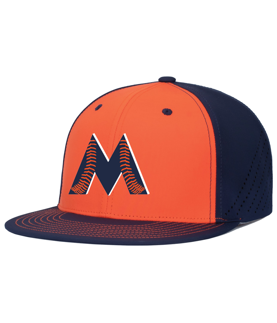 Mahler Orange & Navy Hat