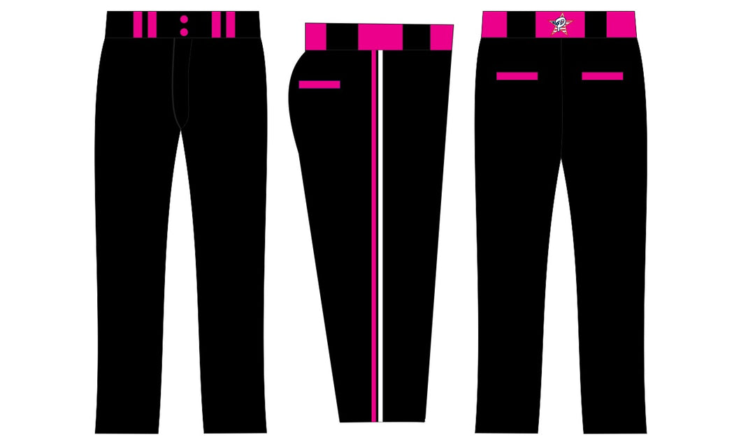 Black / Pink Pants