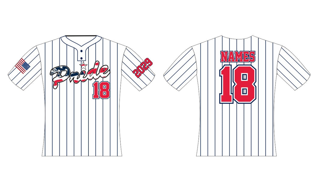 Pinstripe Softball Jersey