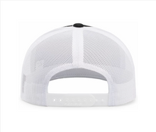 Load image into Gallery viewer, Black/White/Black Freedom Snapback
