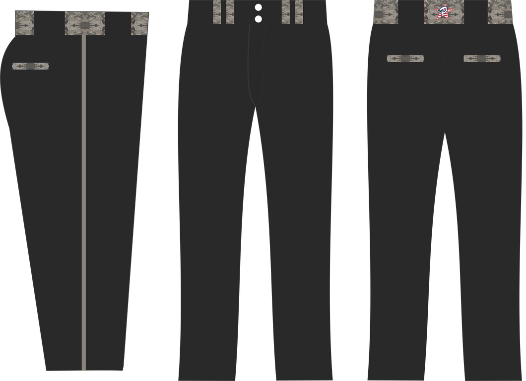 Black / Urban Camo Pants