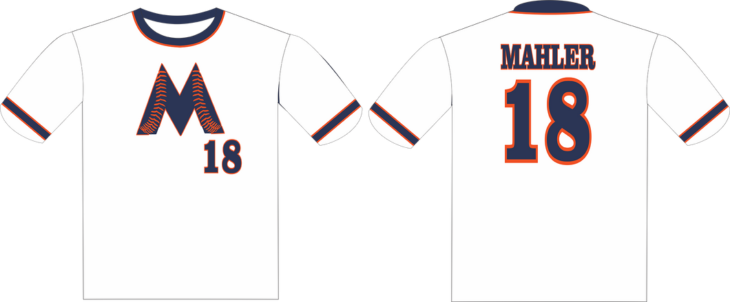Mahler White Practice Shirt