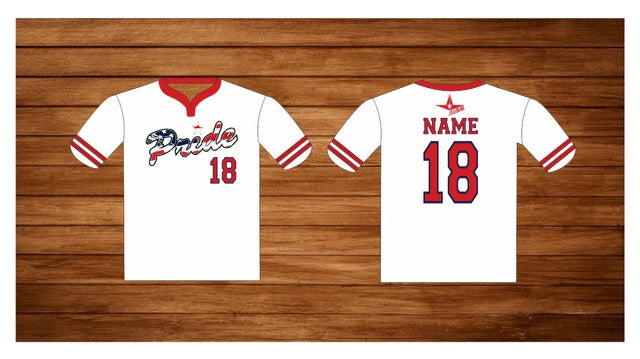 White Softball Jersey